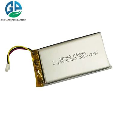 Batería de Lipo de alta temperatura recargable de 300ma LP583460 de alta capacidad 3.7V para dispositivos digitales