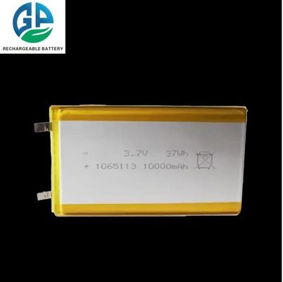 1065113 3.7V 10000mAh Batería de Li Polymer recargable 3.7v aprobada por KC